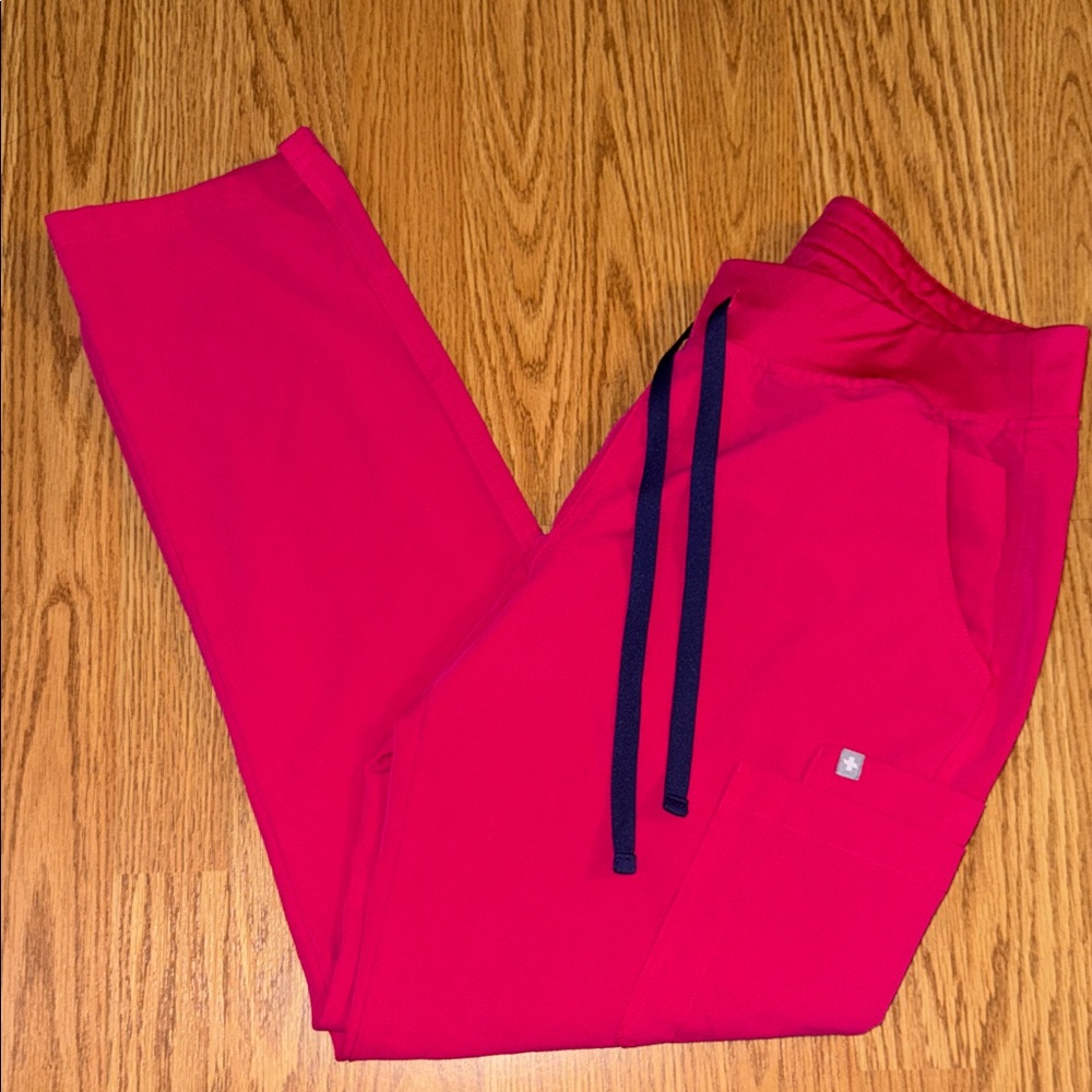 FIGS Medium Ultra Rose HighWaisted Yola